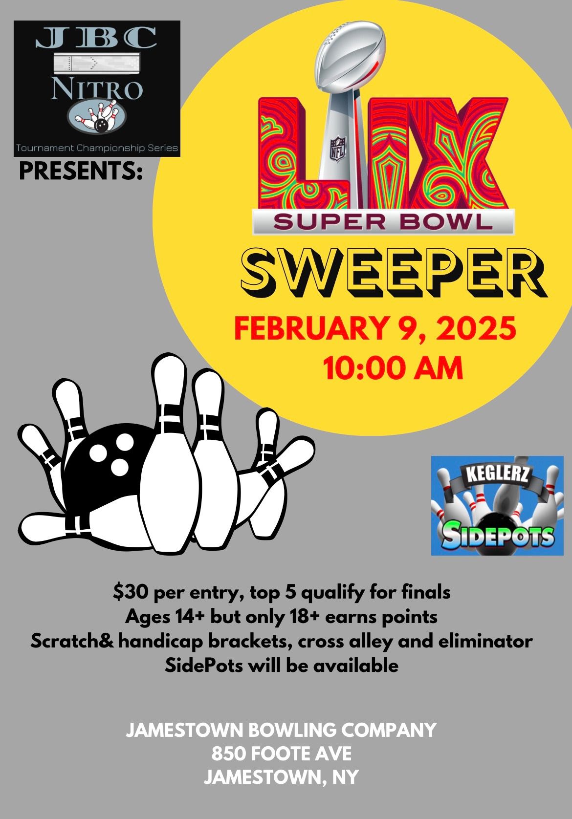 JBC Super Bowl Sweeper, JBC Nitro Event #2