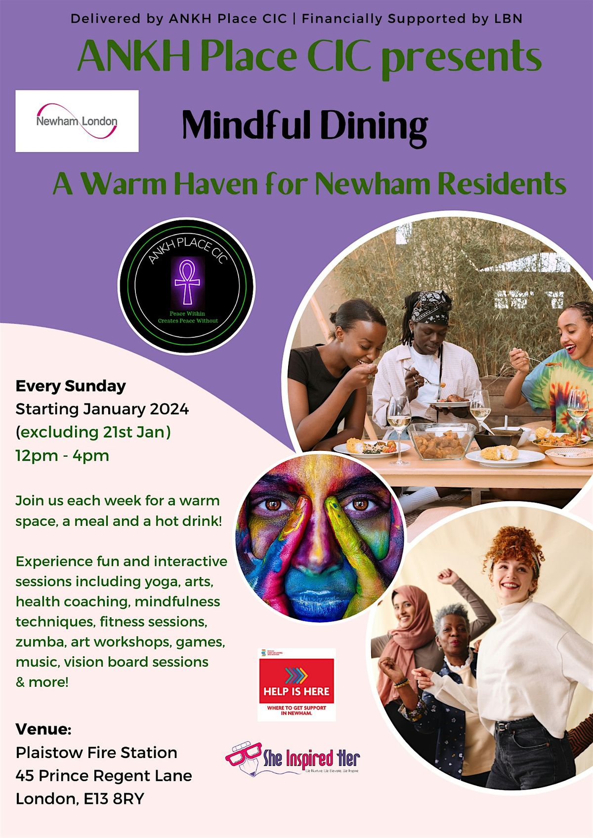 Mindful Dining- Sunday Lunch Dining & Sharing Journeys session