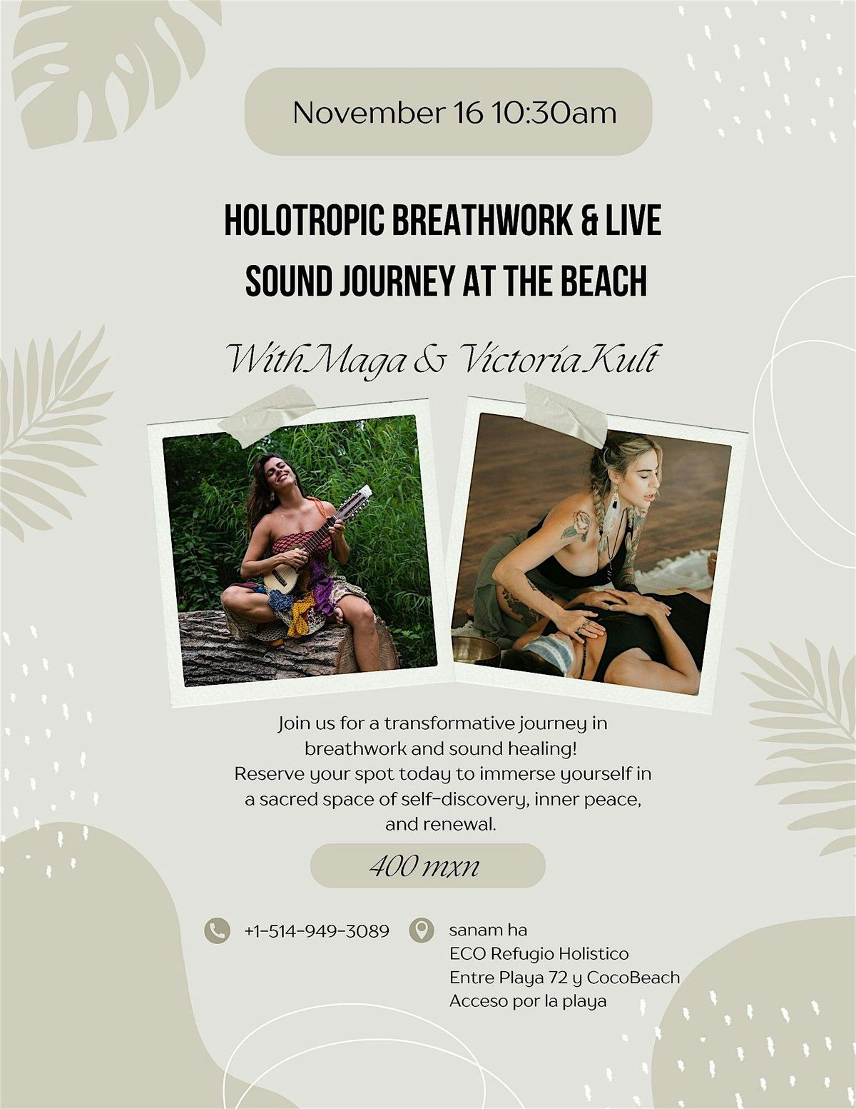 Holotropic Breathwork & Live Sound Journey