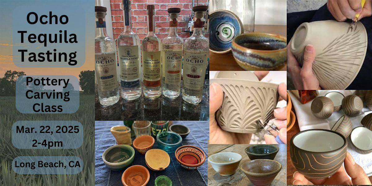 Ocho Tequila Tasting and Pottery Carving Class