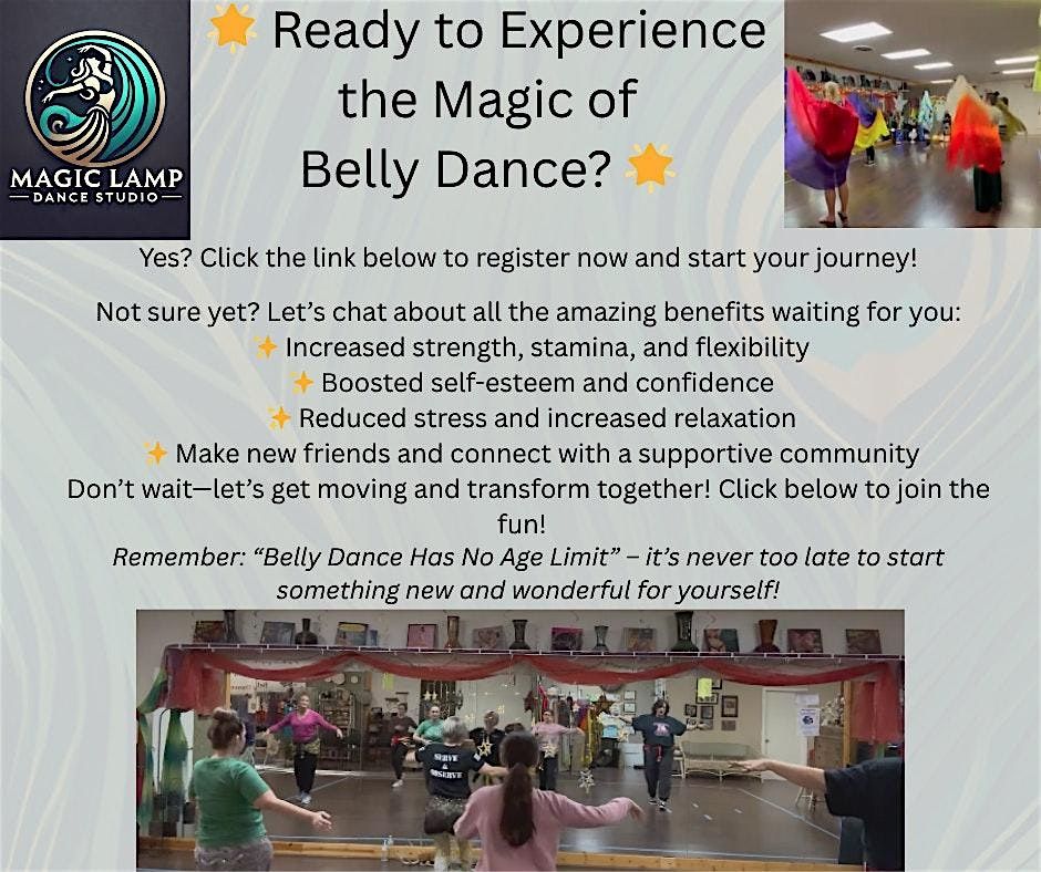 Last Chance for Super Summer Shimmies!! 6-week Basics of Belly Dance Series