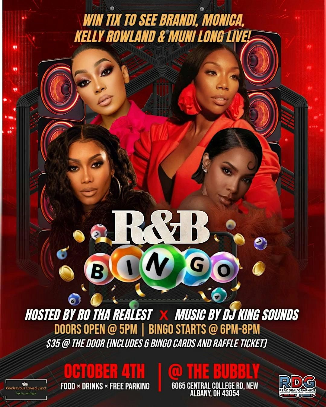 R&B Bingo @ The Bubbly!  Ladies of R&B