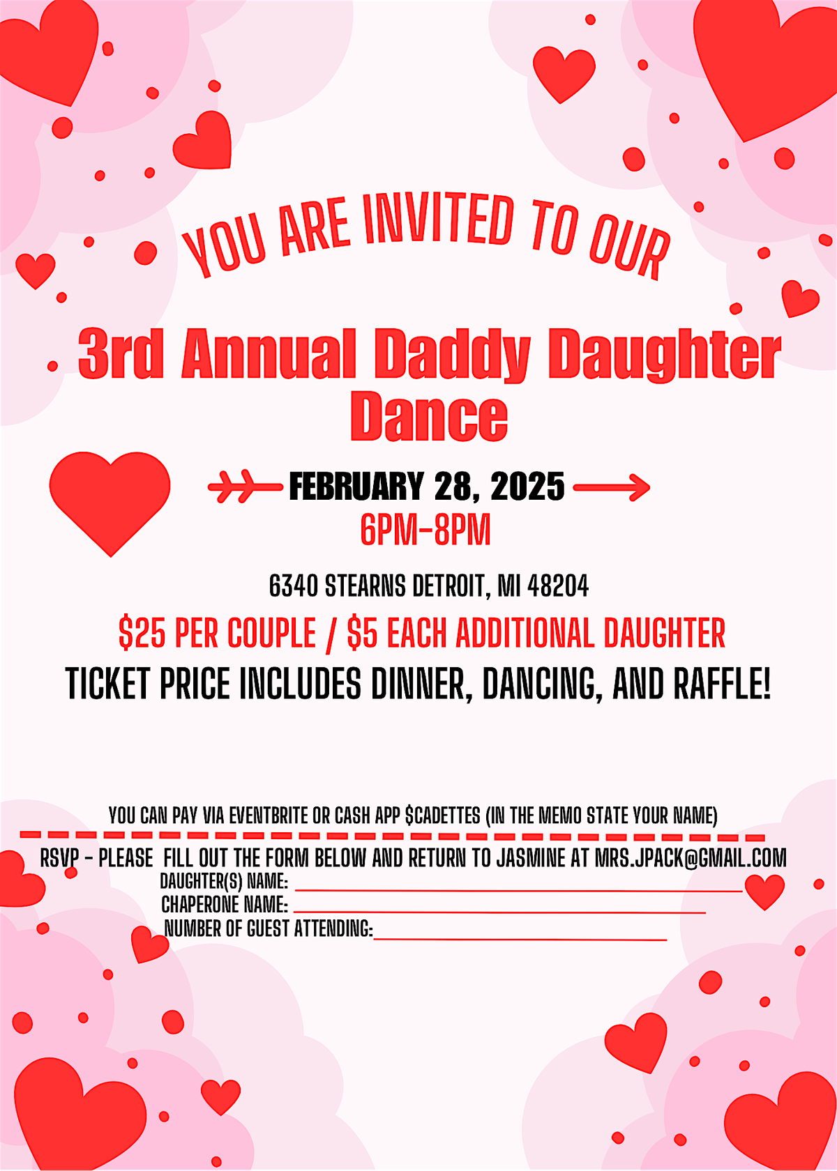 3rd Annual Daddy Daughter Dance