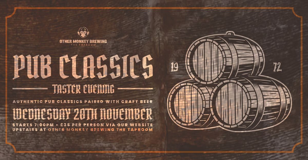 Pub Classics Taster Evening 