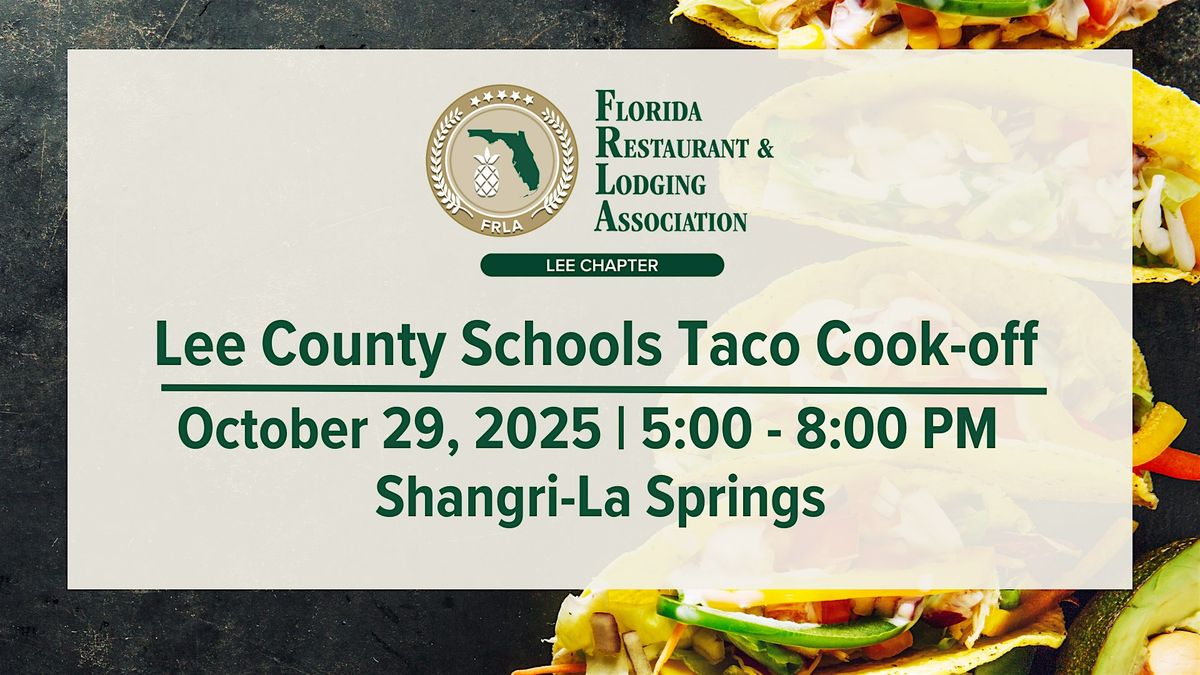 FRLA Culinary Cook-Off Taco Take Down