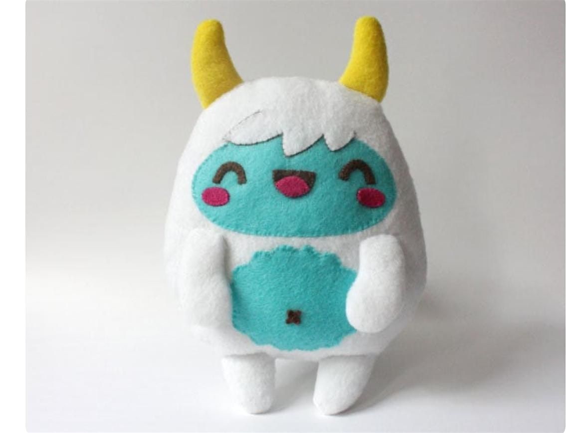 Sewing Skills Beyond the Basics. Let's make a cute Yeti doll