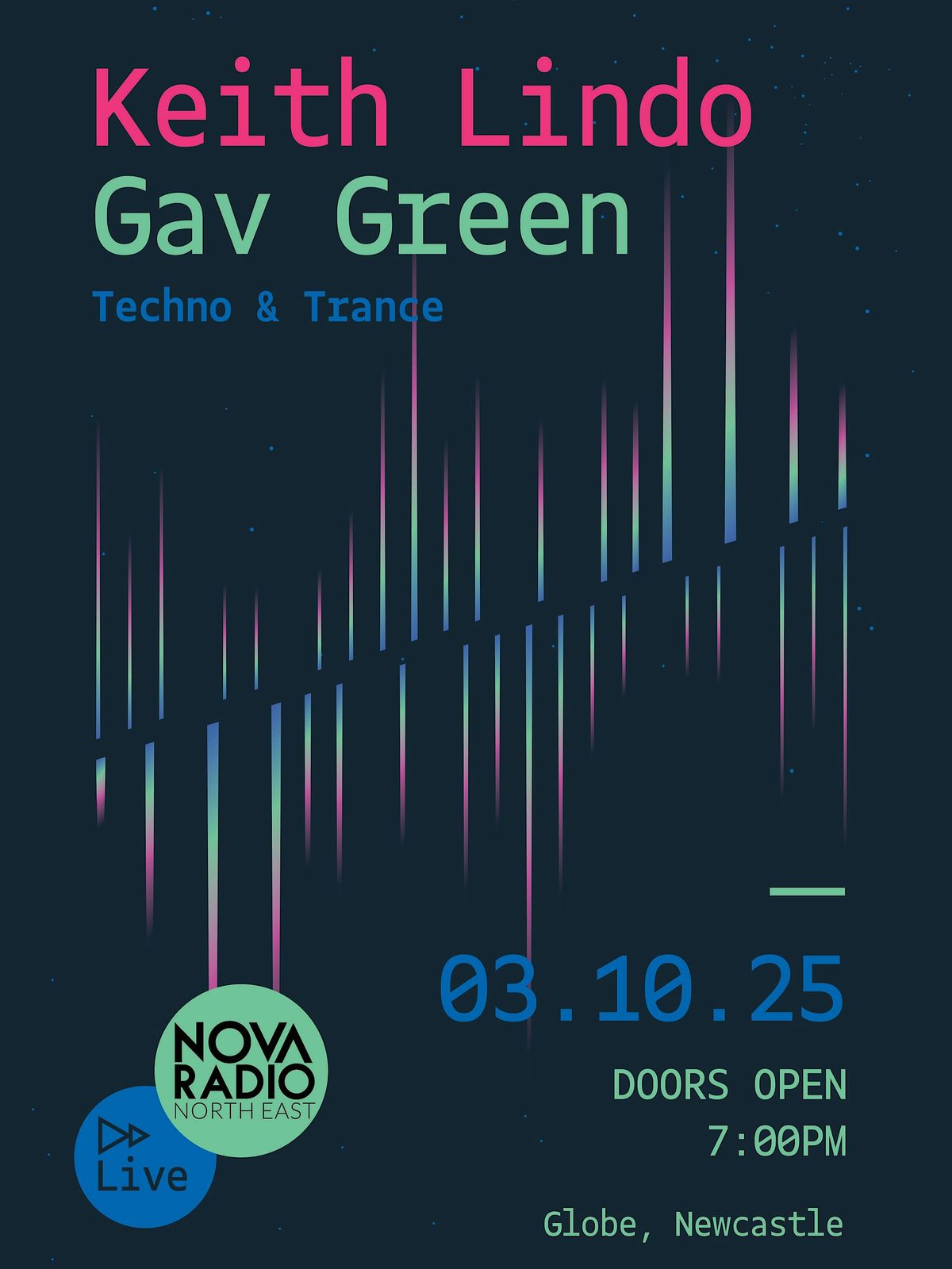 Free Trance and Techno Night live on Nova Radio
