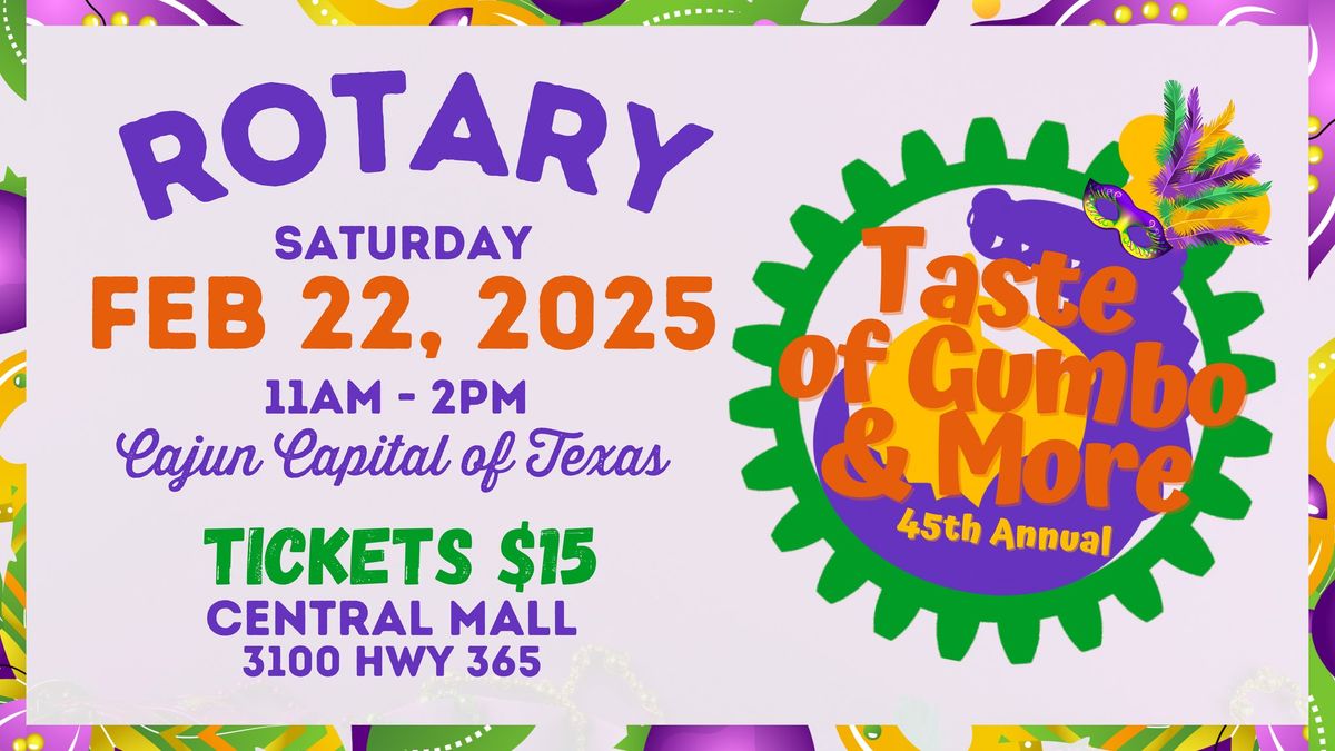 Taste of Gumbo & More 2025