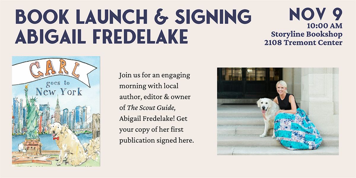 Book Launch & Signing with Abigail Fredelake