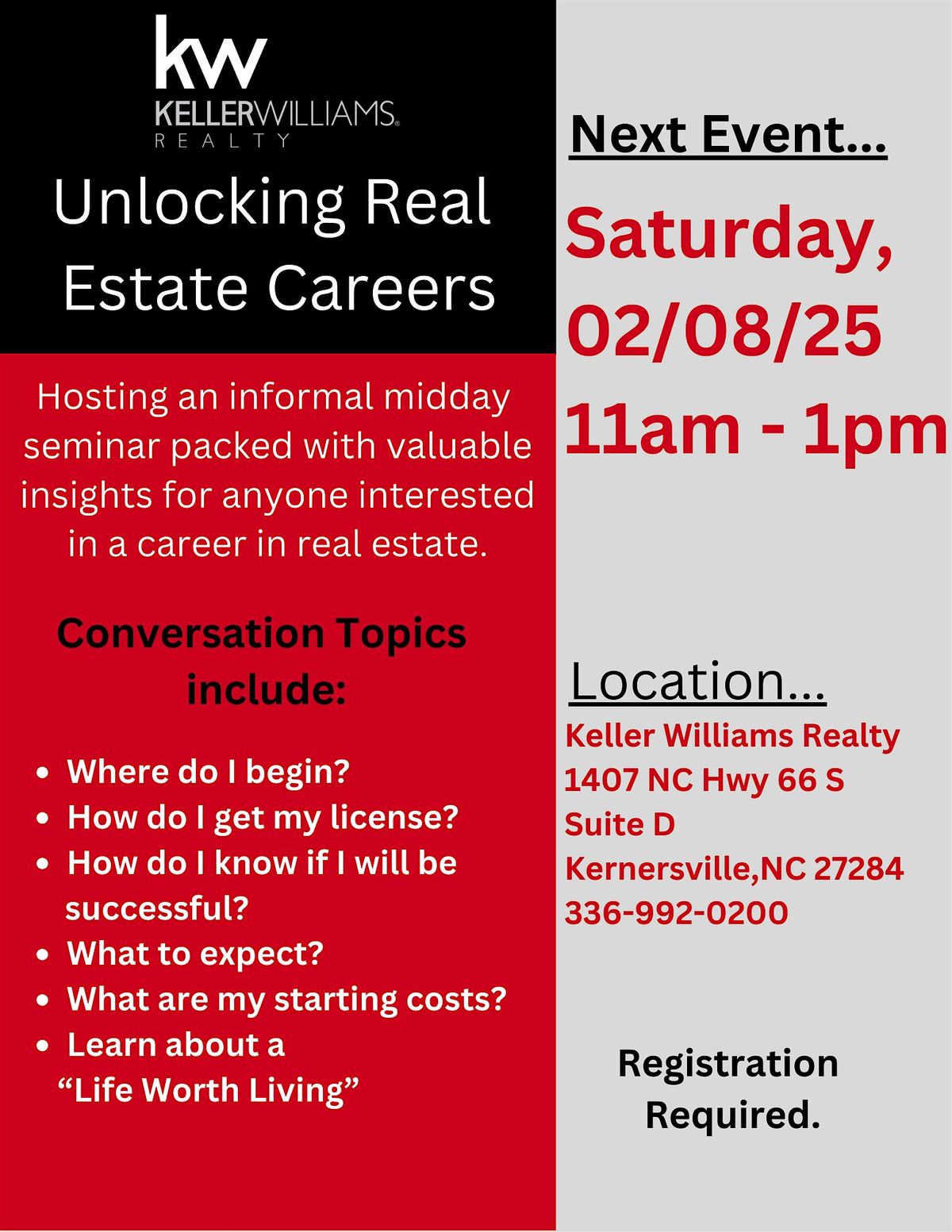 Unlocking Real Estate Careers Seminar