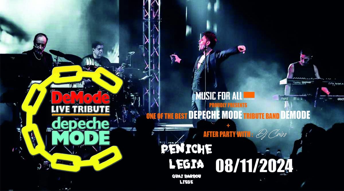 DEMODE : The Ultimate Tribute Band to DEPECHE MODE + 80vs90 PARTY with DJ CRISS