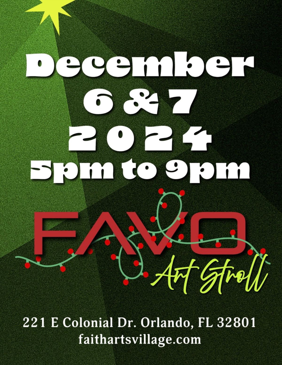 FAVO Art Stroll (December)