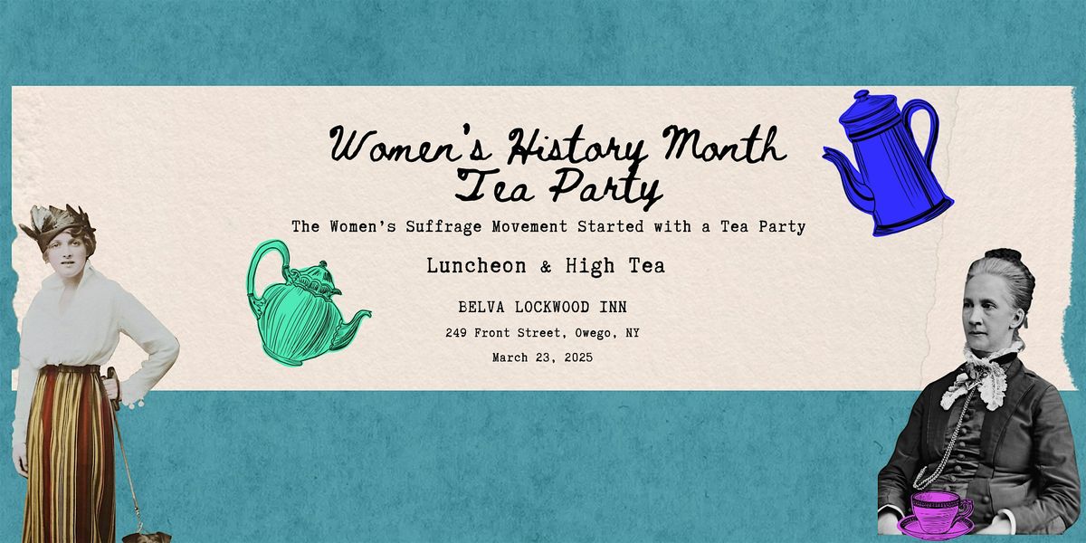 Women's History Month Tea Party