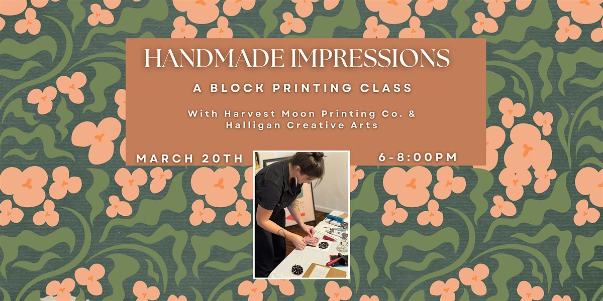 Handmade Impressions: A Block Printing Class