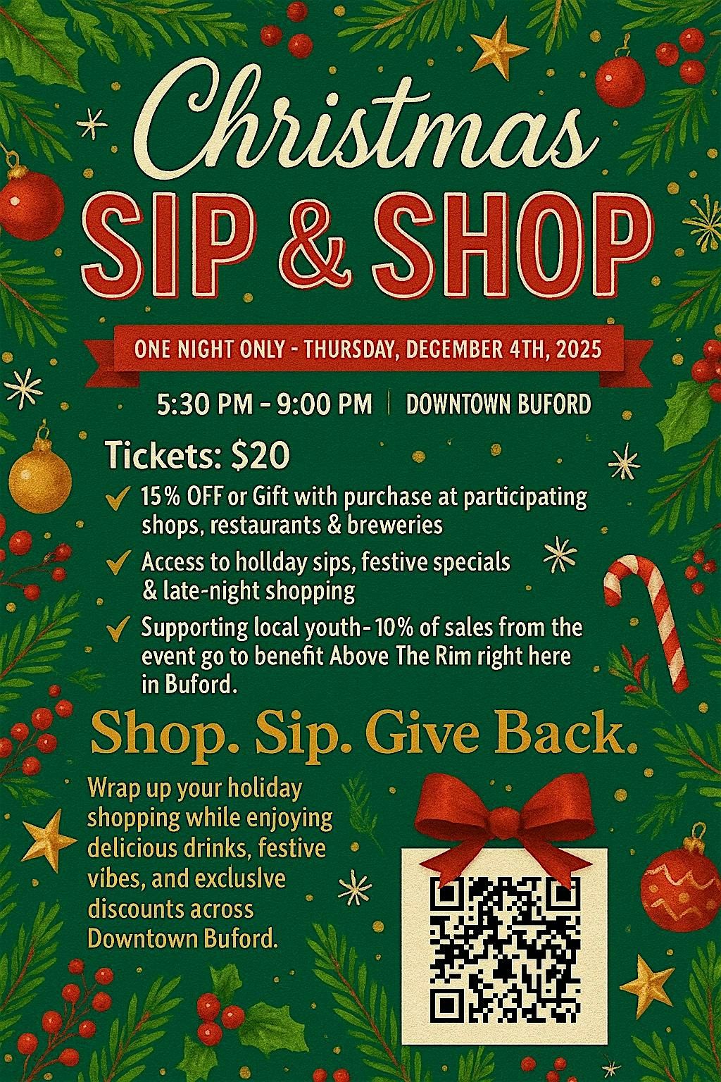 Christmas Sip & Shop