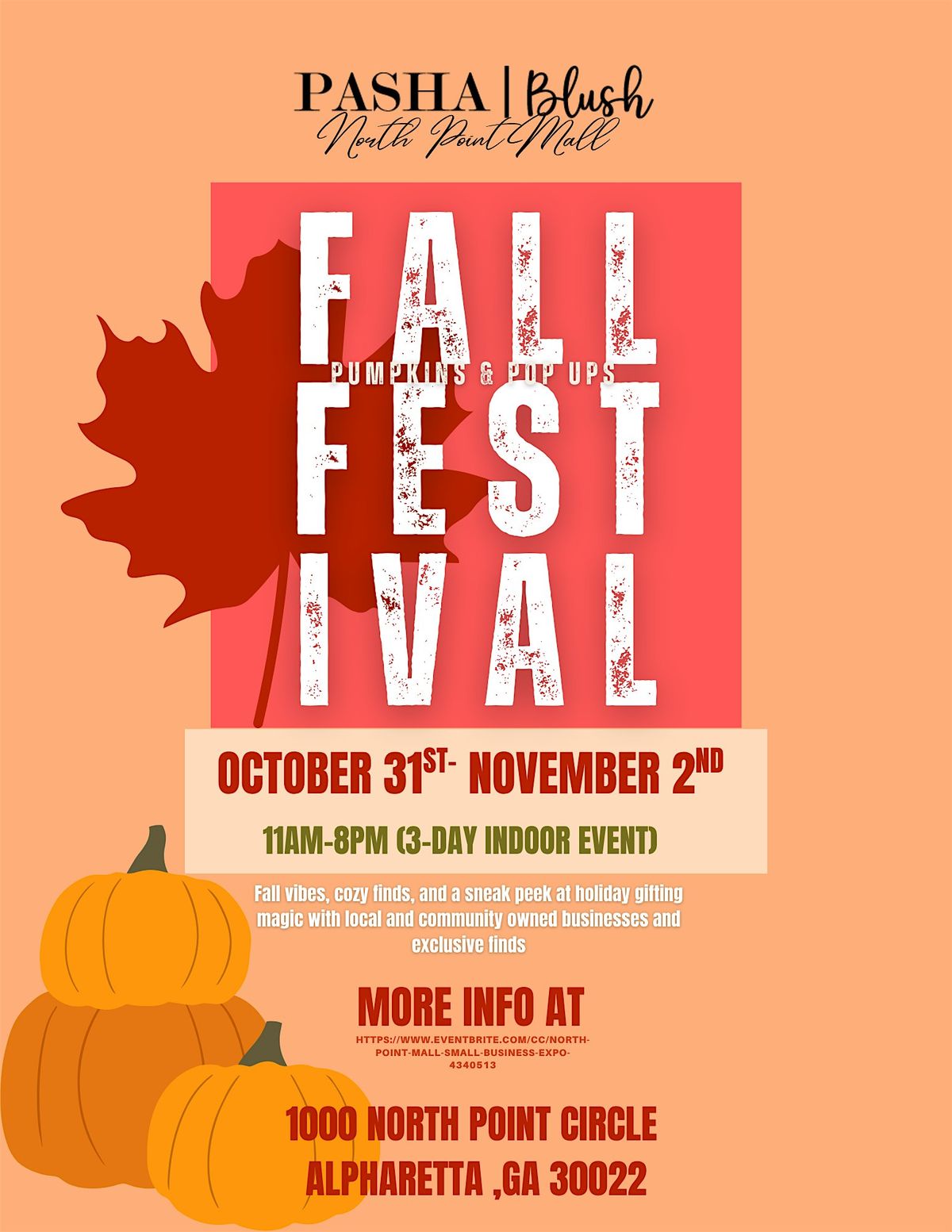 Pumpkins & Pop-Ups: Fall Fest + Holiday Preview