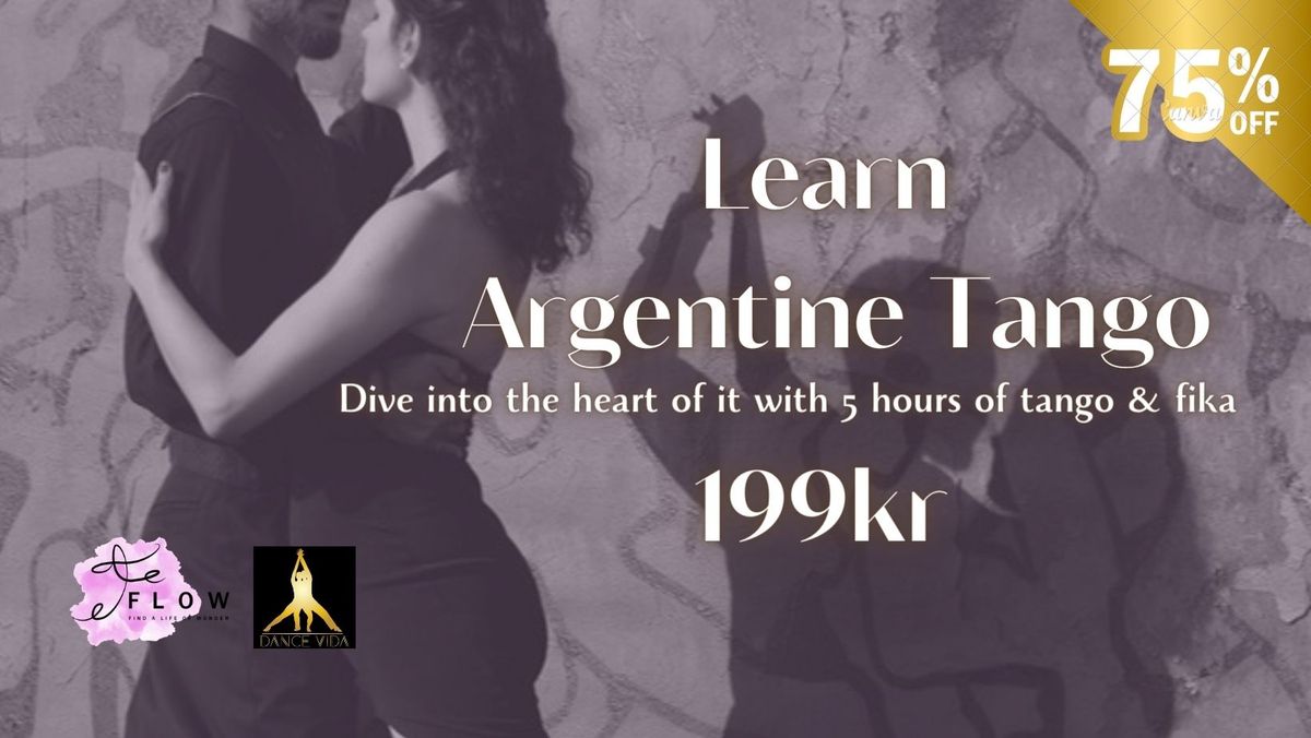Argentine Tango Intensive (-75%): 5h of tango & fika for 199kr