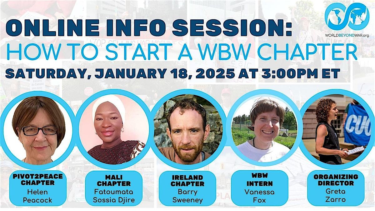 Online Info Session: How to Start a WBW Chapter