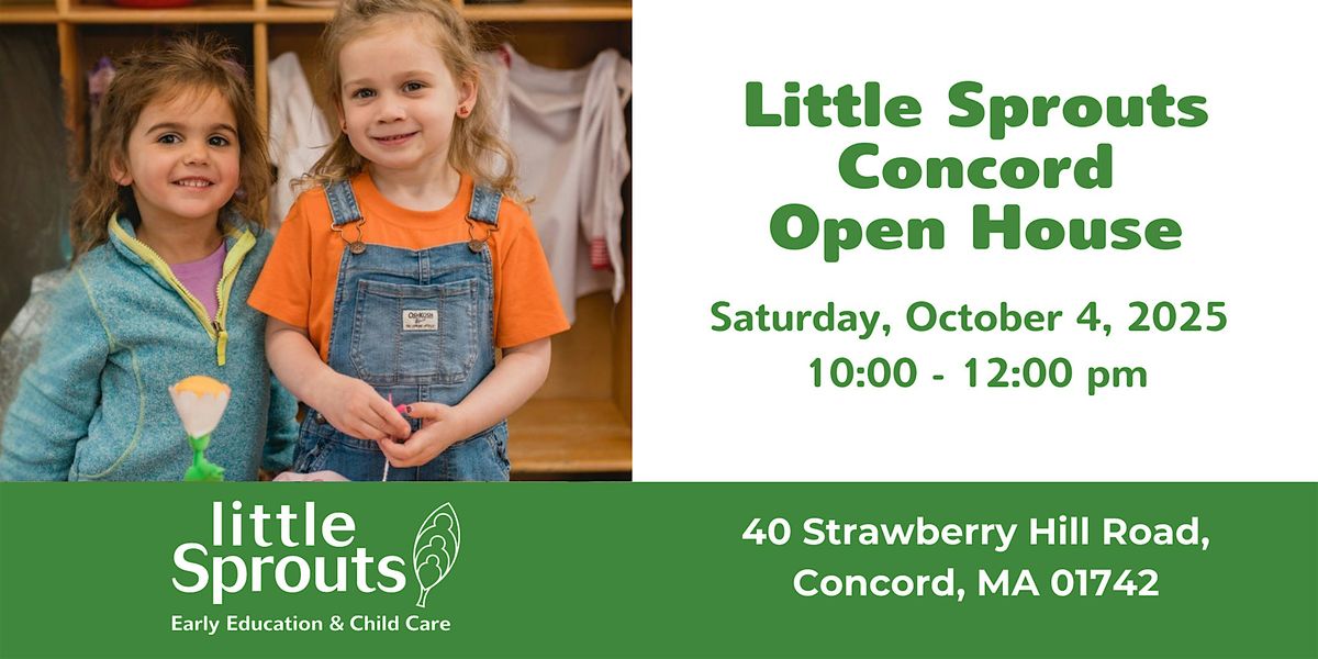 Little Sprouts Concord Open House