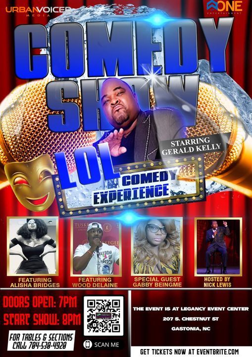 LOL Comedy Experience... $25\/$40\/$60 Tickets Available