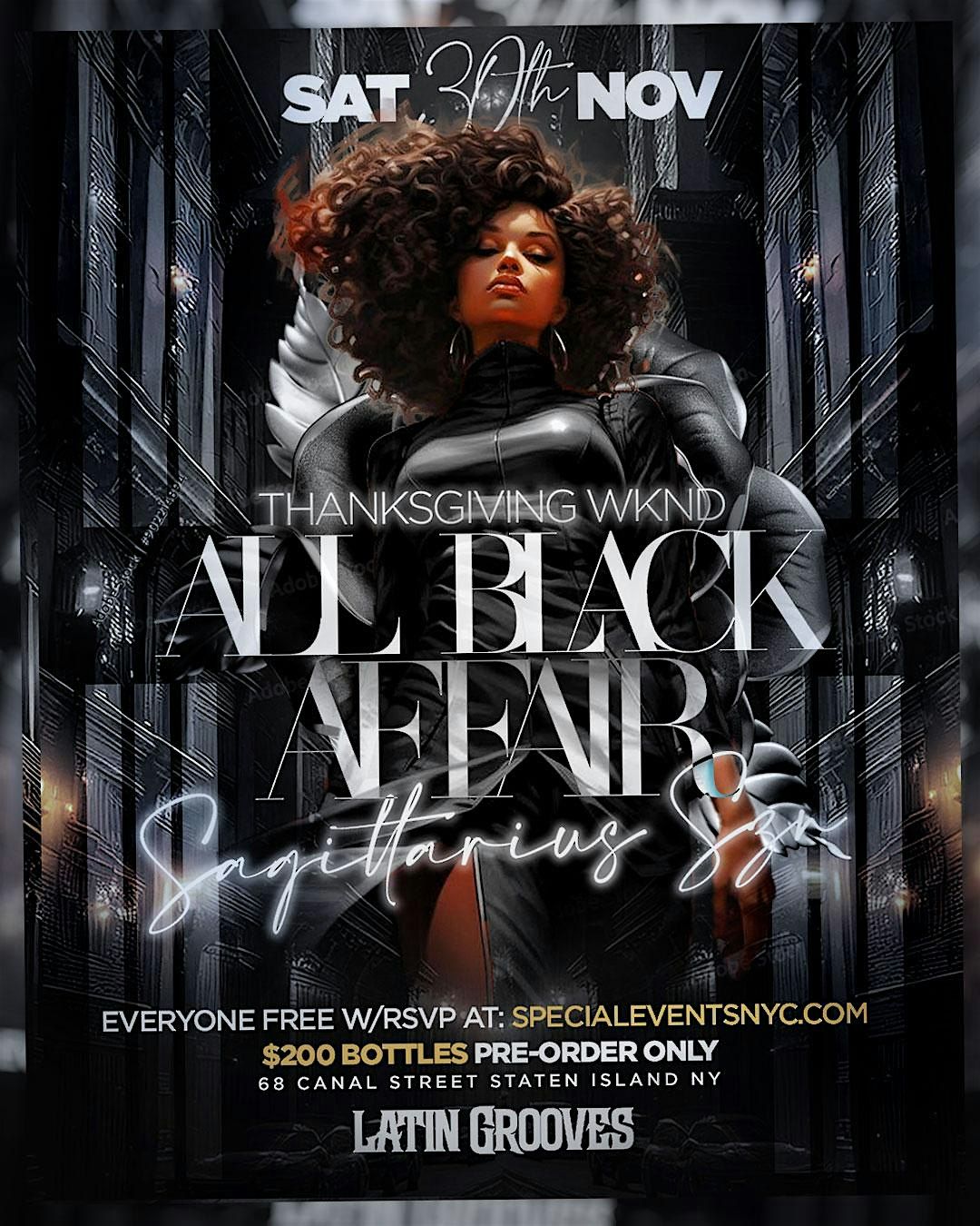 ALL BLACK AFFIAR THANKSGIVING WKND