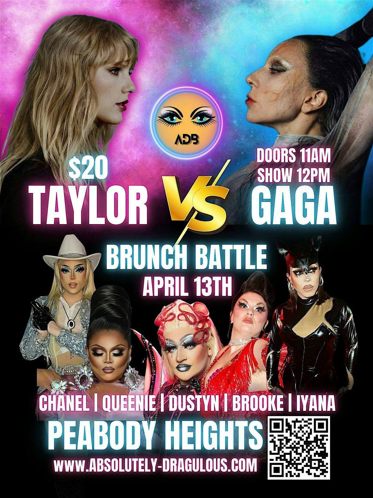 TAYLOR VS GAGA DRAG BRUNCH!