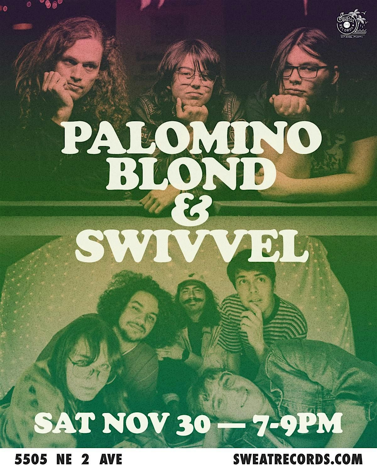 Live at Sweat: SWIVVEL & PALOMINO BLOND