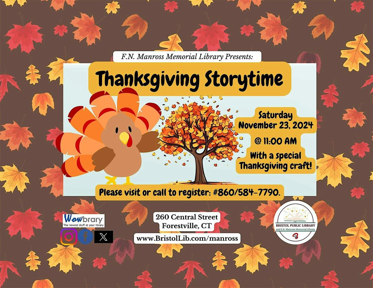 Thanksgiving Storytime