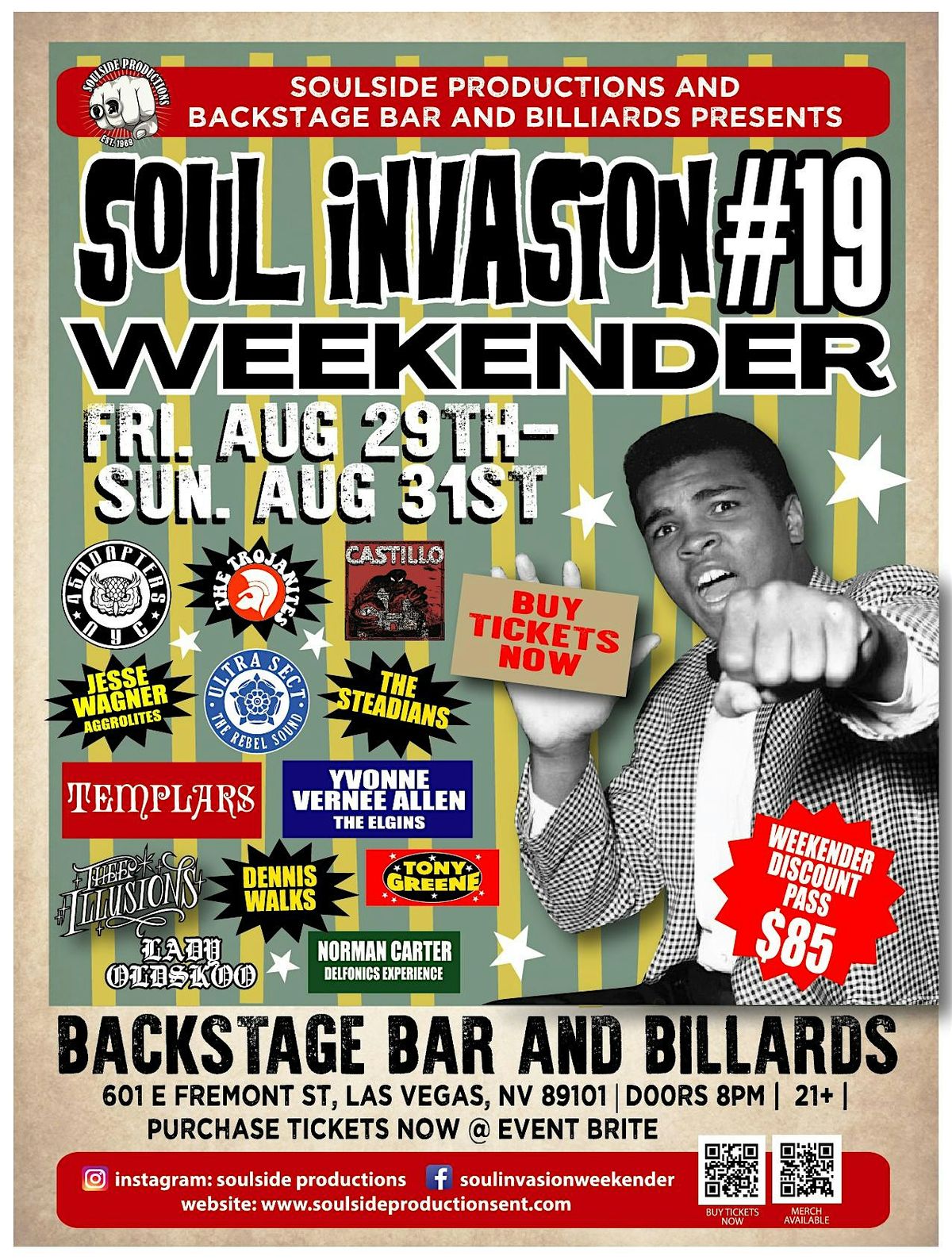 SOUL INVASION WEEKENDER ( DISCOUNT PASS)