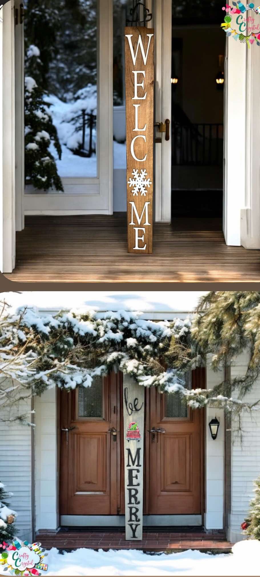 Winter Sign Making Class - 3D Porch Signs (4ft x 5.5")