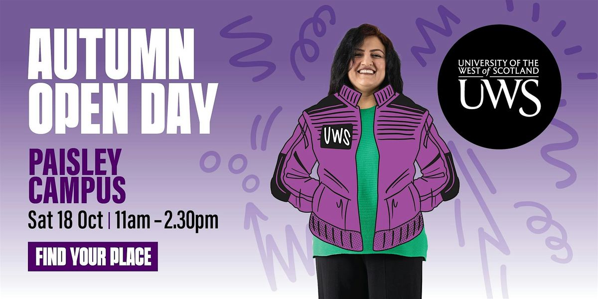 UWS Autumn Open Day - Paisley Campus
