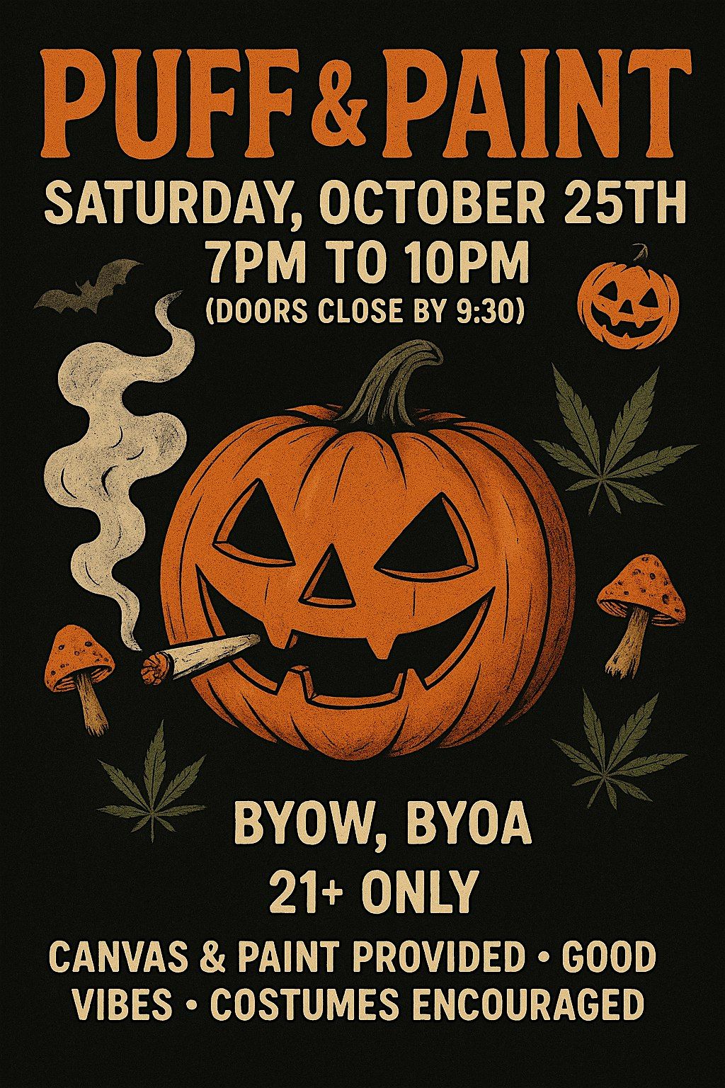 OTB PUFF & PAINT (BYOW & BYOB)