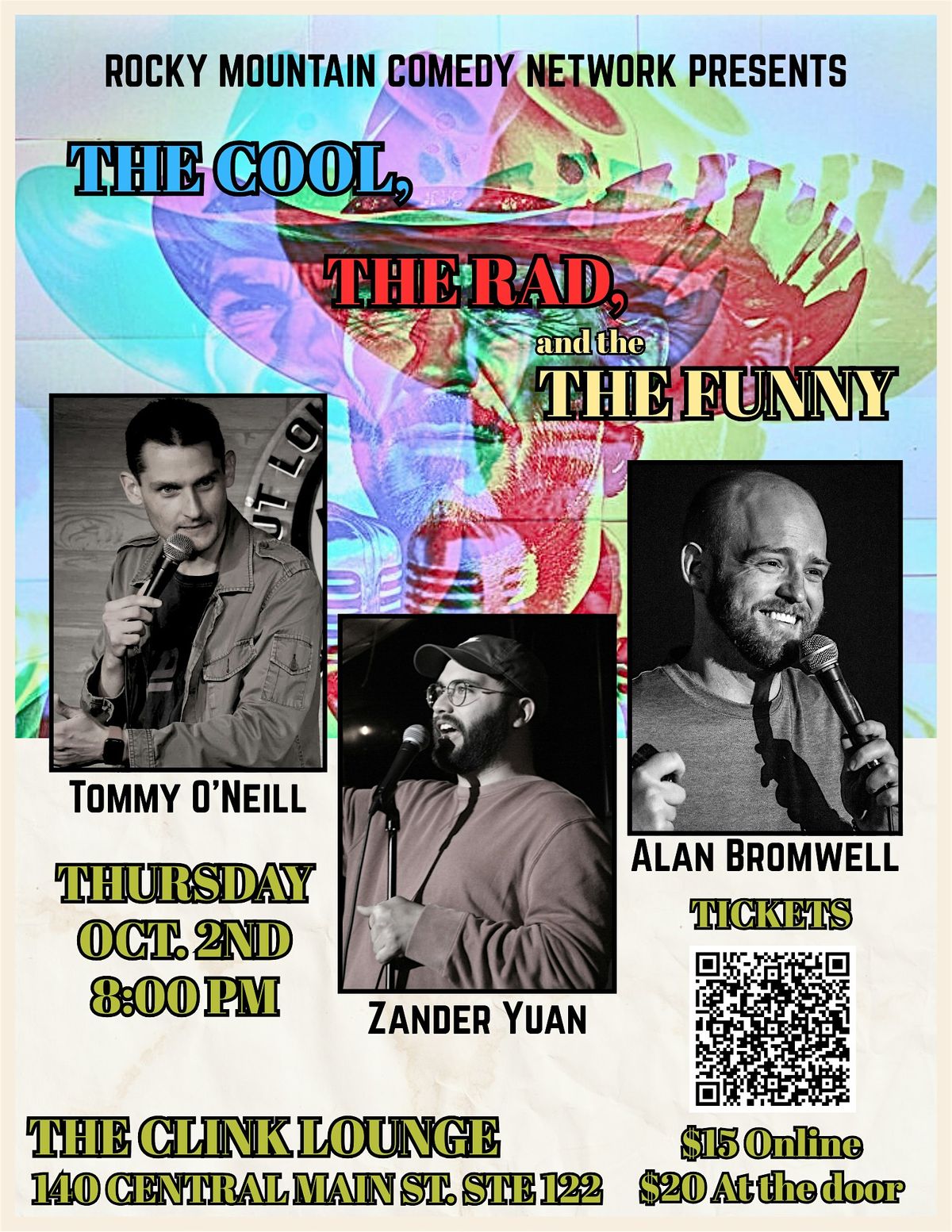The Cool, The Rad, and The Funny: Comedy Night at The Clink Lounge