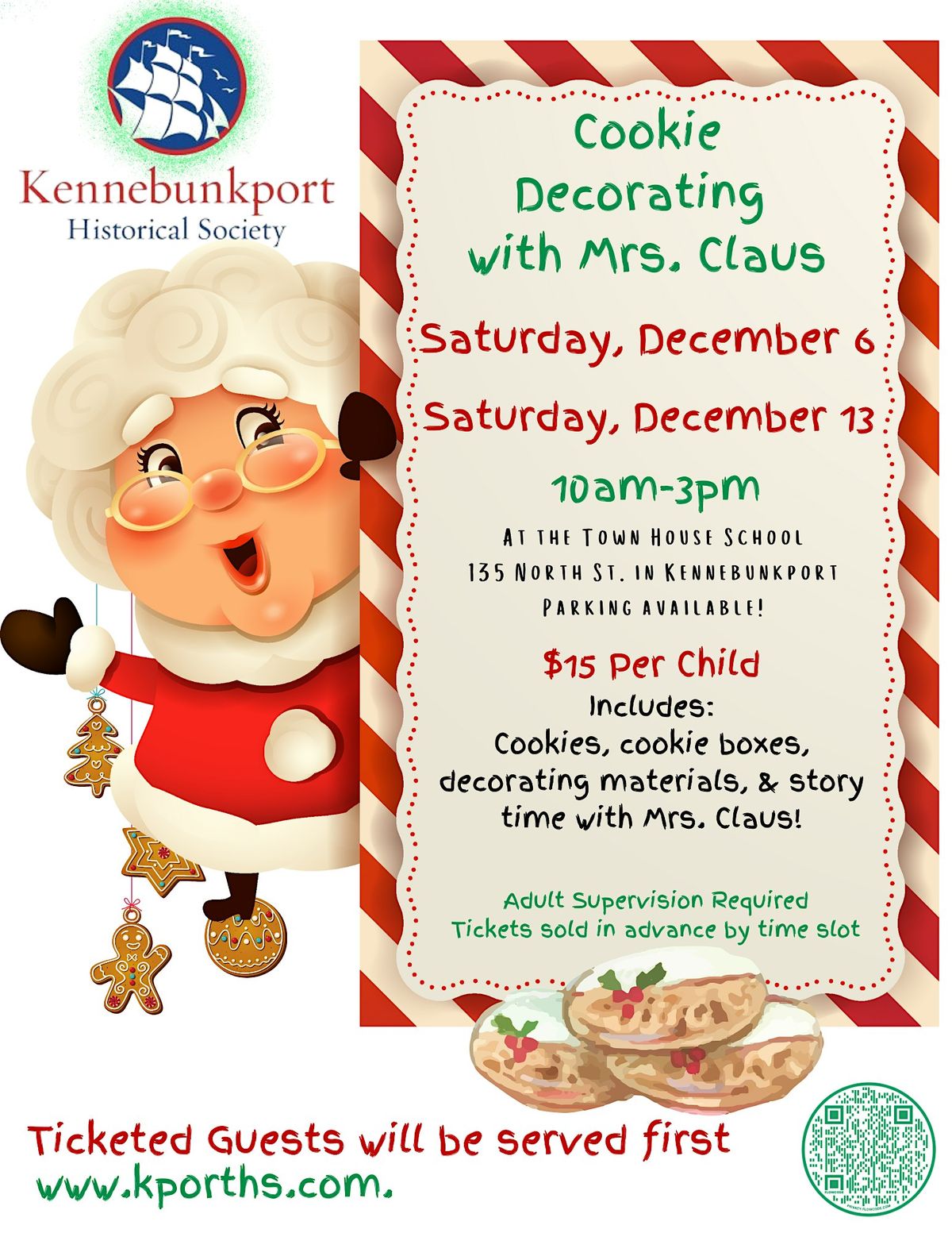 Cookie Decorating With Mrs. Claus!