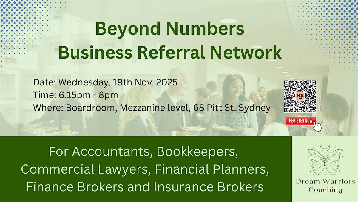 Business Referral Network for Accountants, Bookkeepers, Planners & Brokers