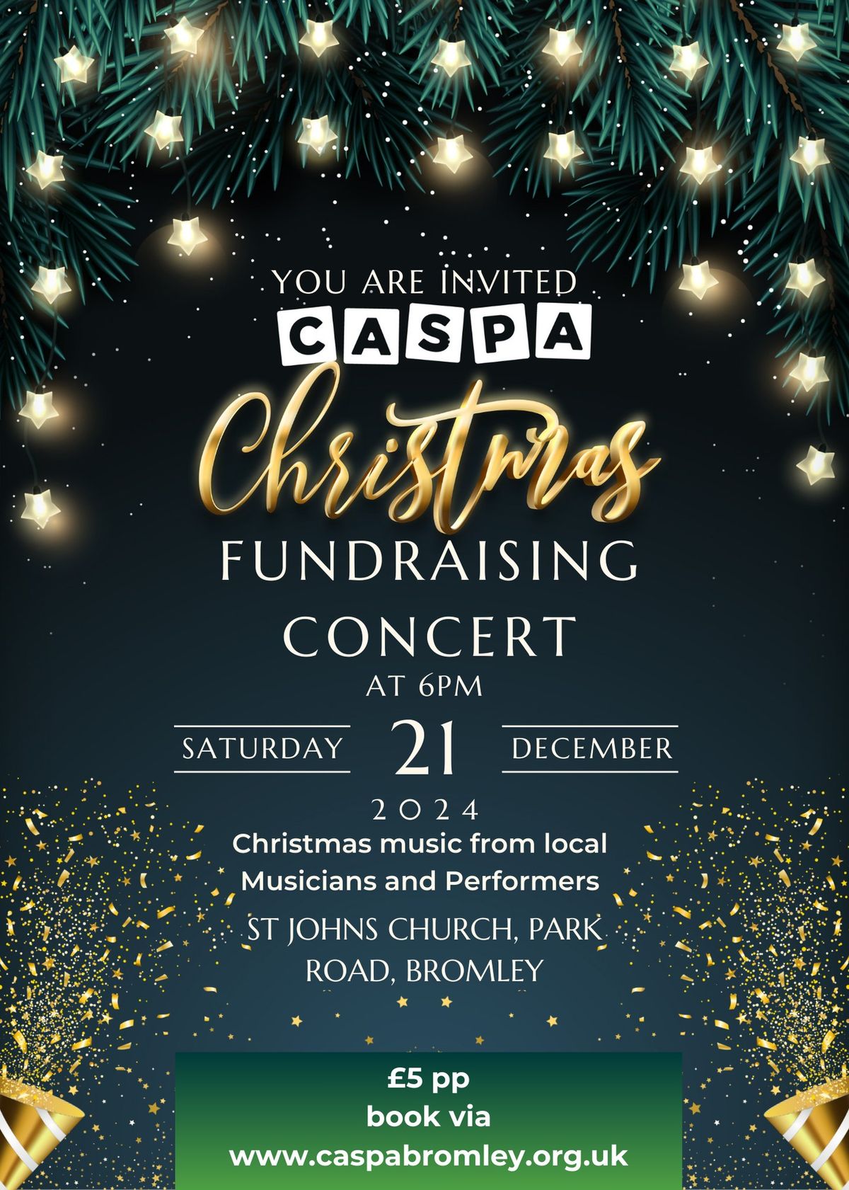 CASPA CHRISTMAS FUNDRAISING CONCERT