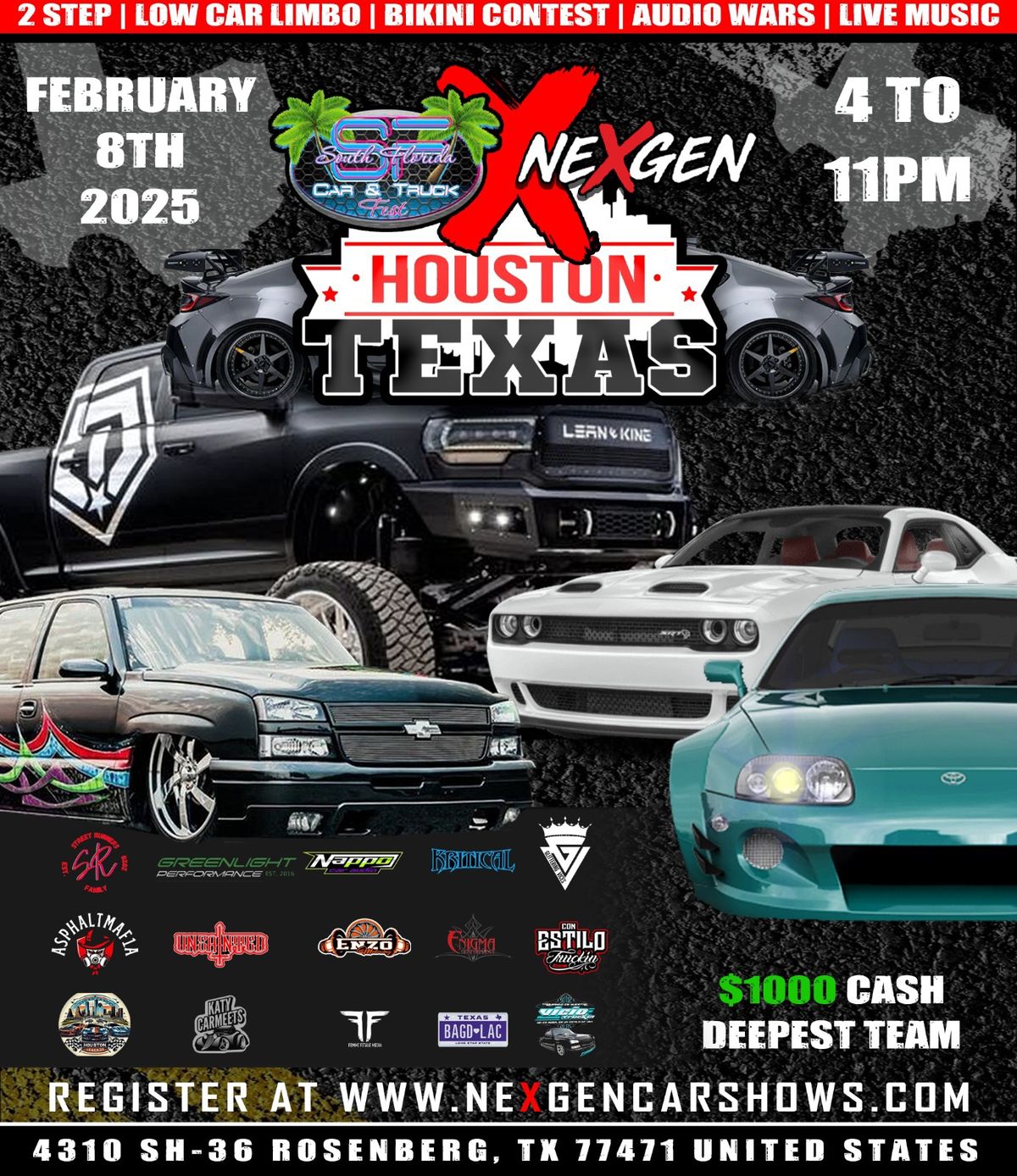 Nexgen +South Florida car & Truck fest TX 