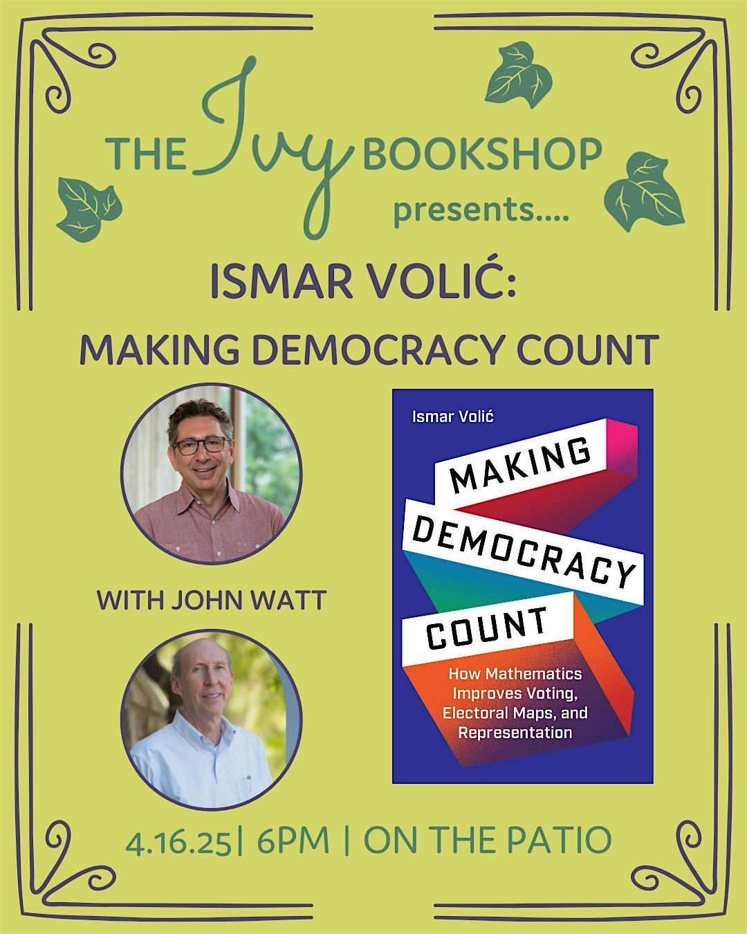 Ismar Voli\u0107: MAKING DEMOCRACY COUNT (with John Watt)