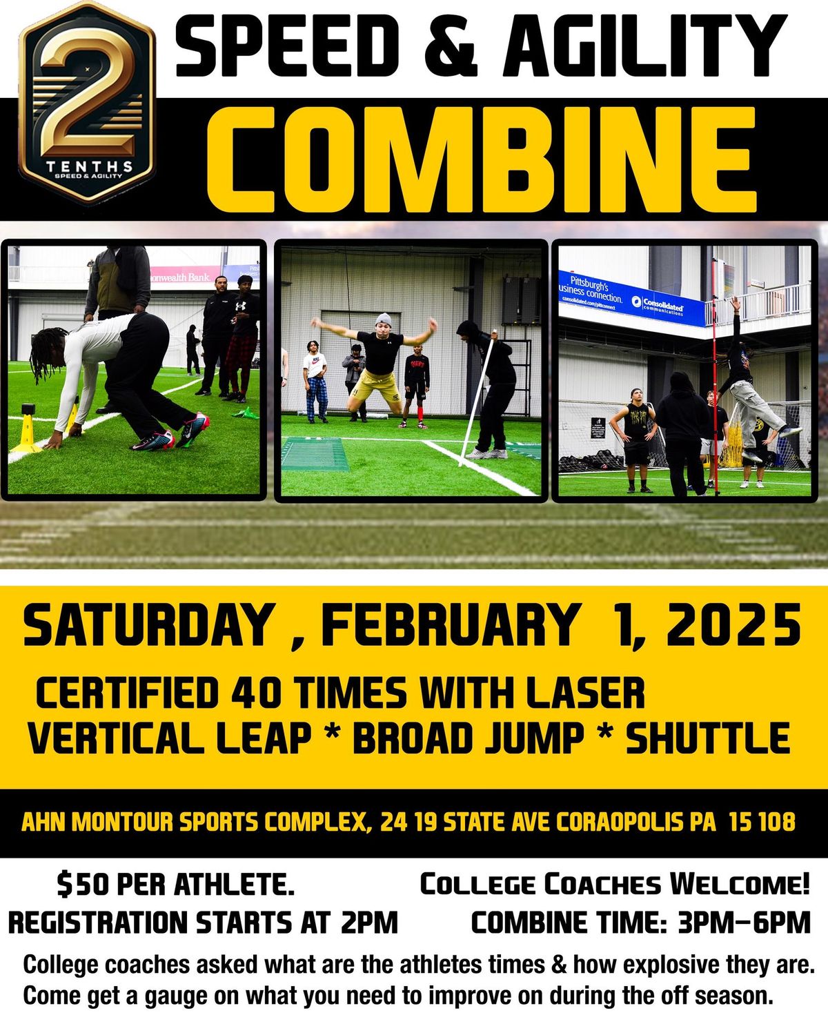 2Tenths Speed & Agility Combine