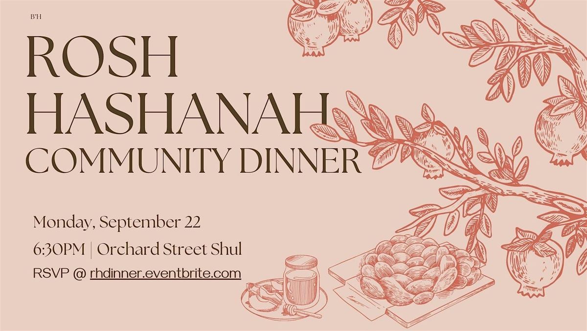 Rosh Hashana Community Dinner 2025