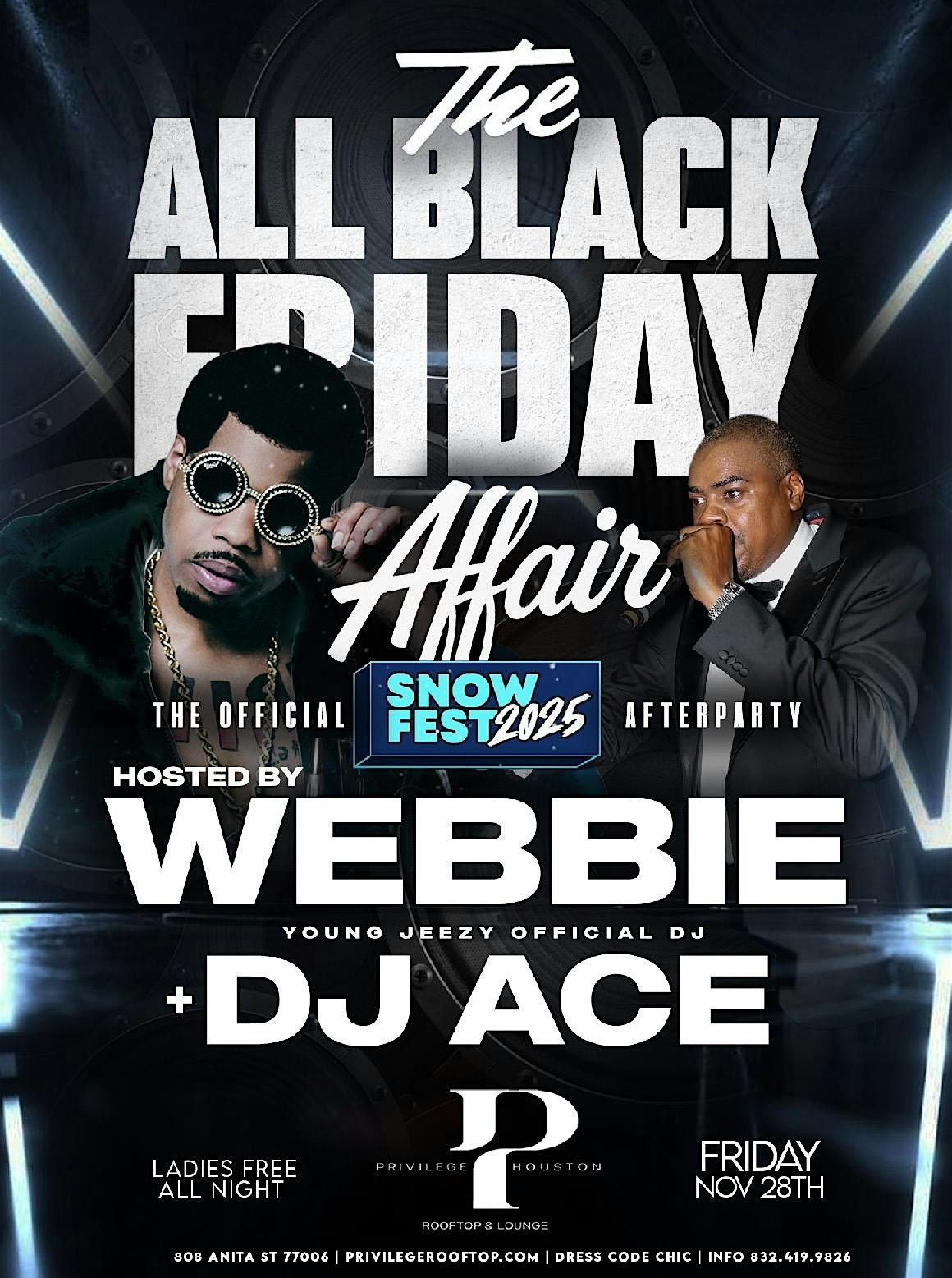 NOV 28  | Weebie & DJ Ace Host The All  Black Friday @ Privilege