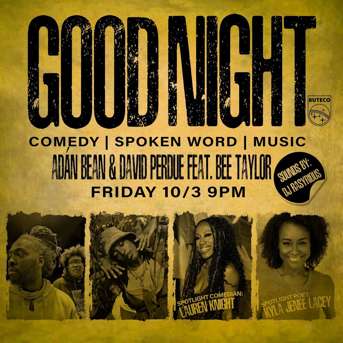 Good Night: A Spoken Word, Comedy, & Music Experience