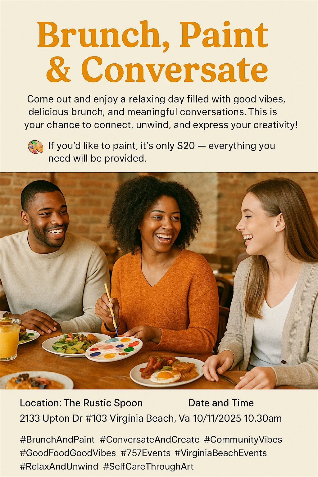 Brunch-Paint and Conversate (Network and Chill)