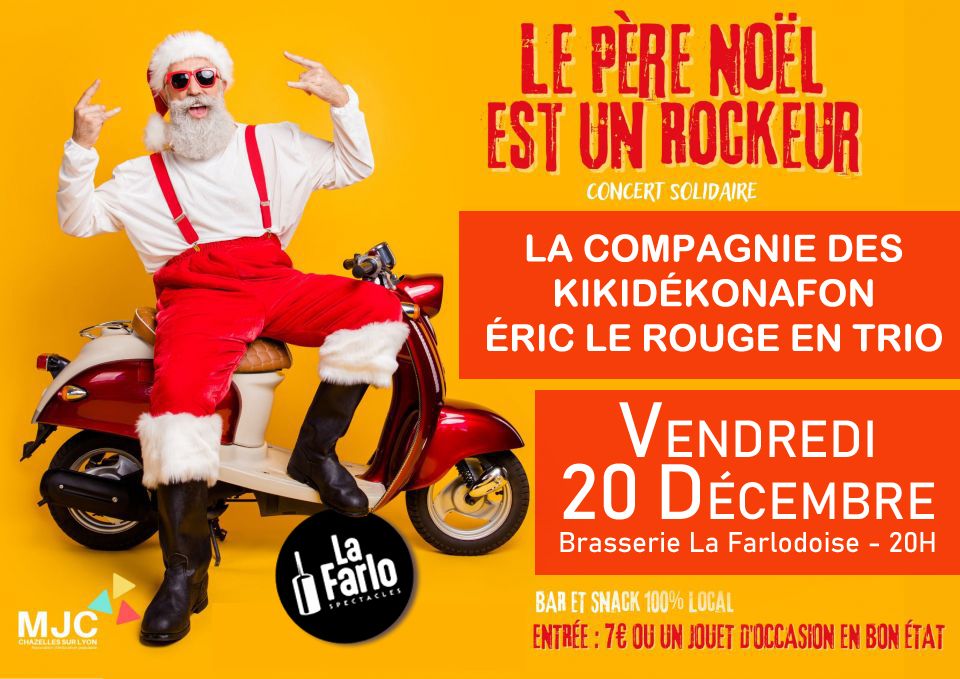 LE P\u00c8RE NO\u00cbL EST UN ROCKEUR ! Concert solidaire