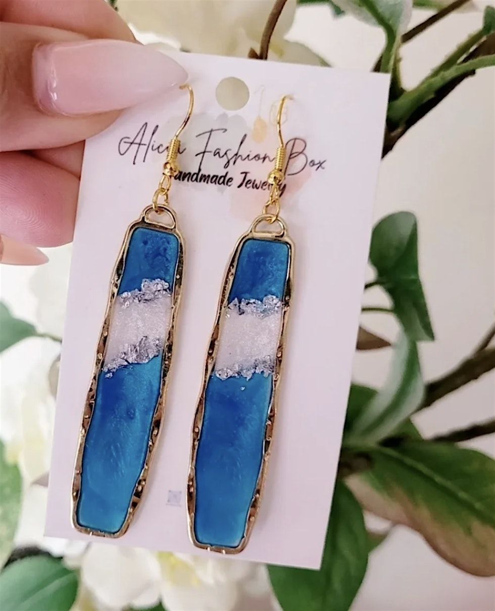 Make Colorful Fall Earrings with Resin