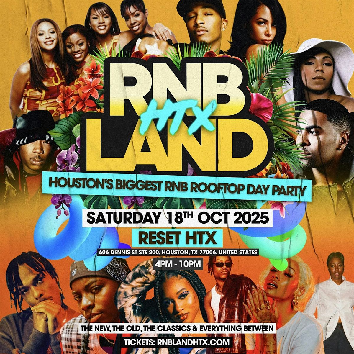 RNBLAND - Houston's Biggest RnB Rooftop Day Party