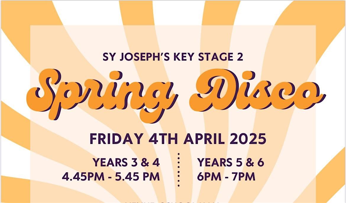 Year 3 & 4 Spring Disco