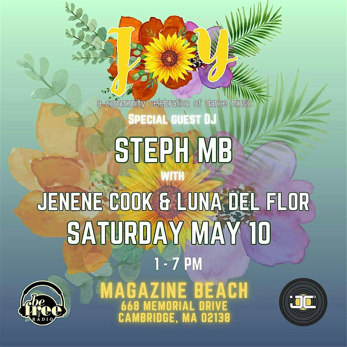 Be Free Radio Summer Series! JOY! Deep soulful jazzy house music outdoors