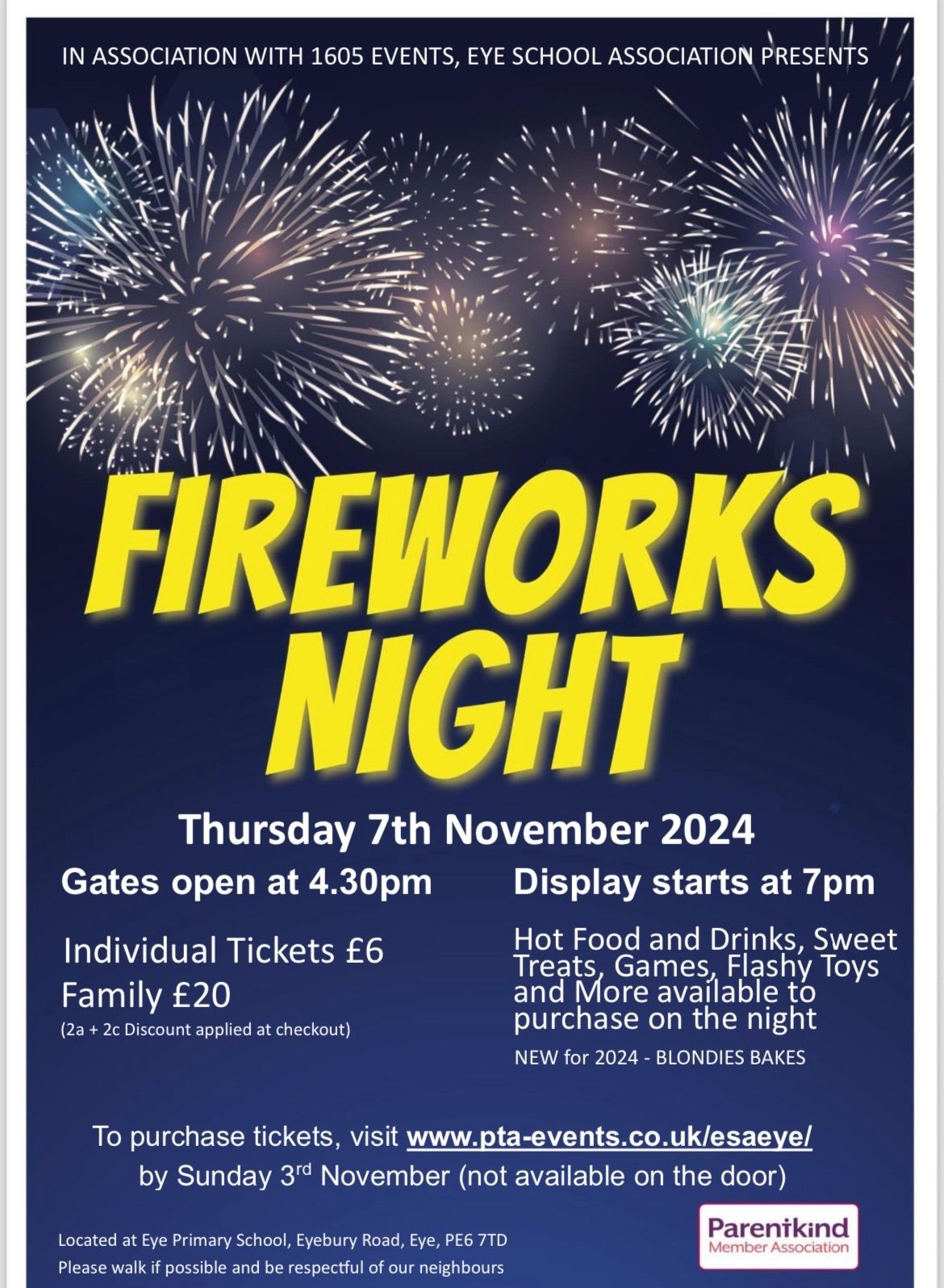 ESA Fireworks Night 2024