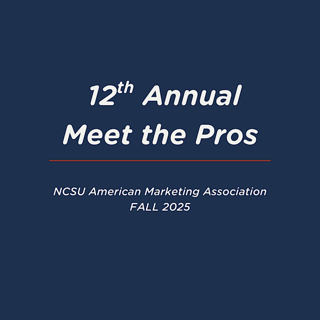 12th Annual Meet the Pros